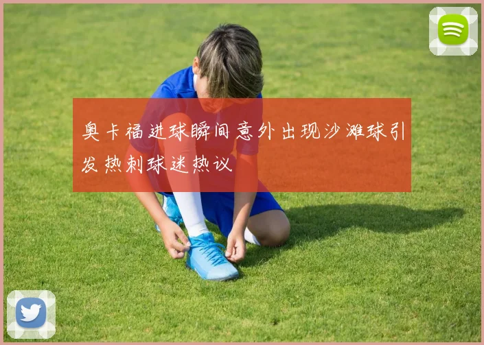 奥卡福进球瞬间意外出现沙滩球引发热刺球迷热议