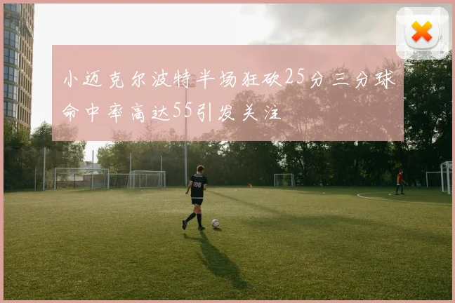 小迈克尔波特半场狂砍25分三分球命中率高达55引发关注